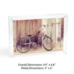 Custom Acrylic Magnetic Photo Frame — 4 × 6 in — image 2