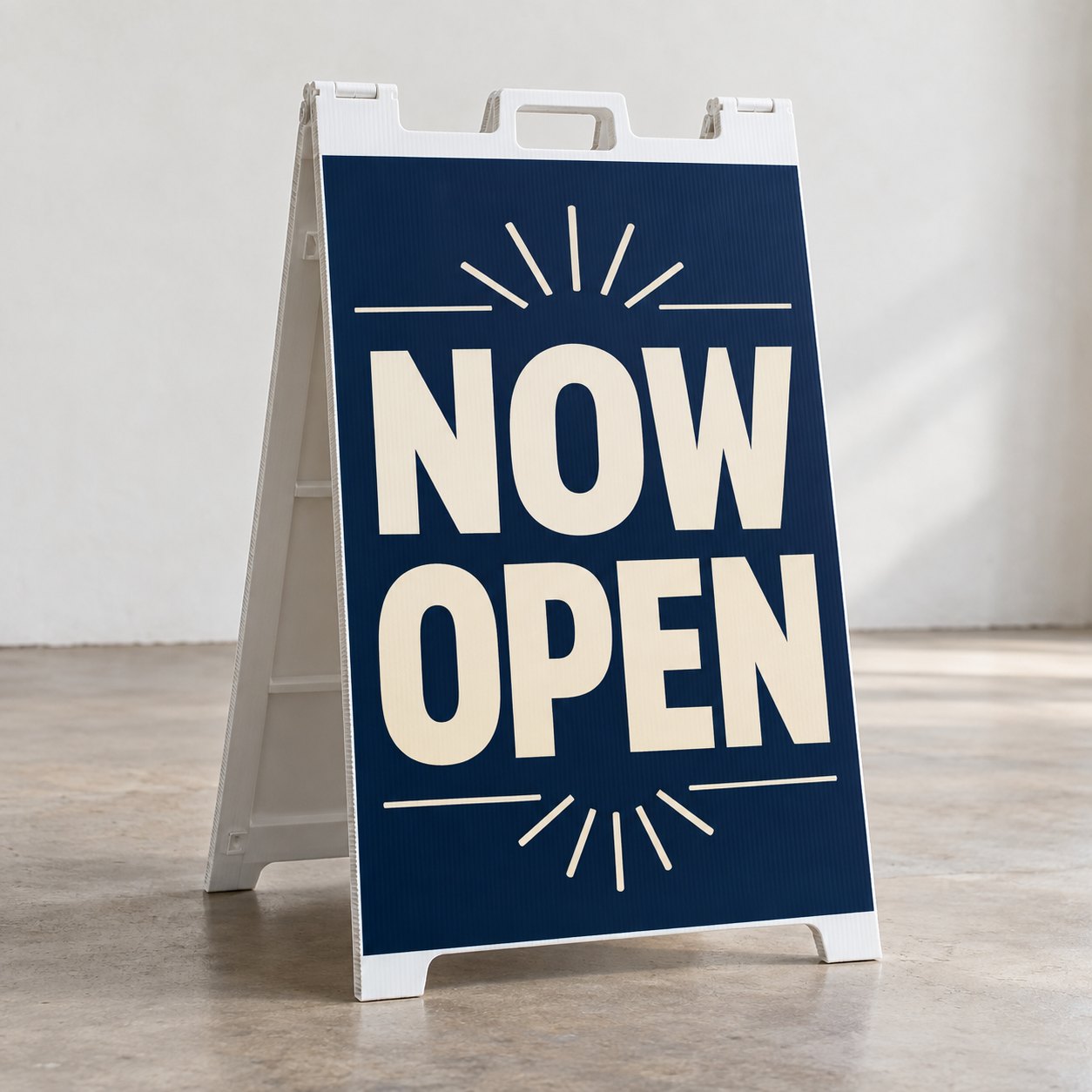 Custom Corrugated A-Frame Signs