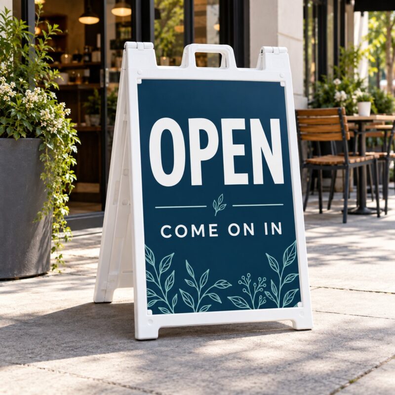 Custom Sandwich Board Signs