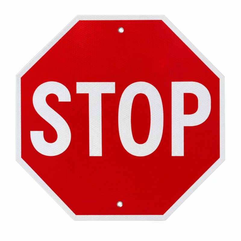 Reflective Stop Signs