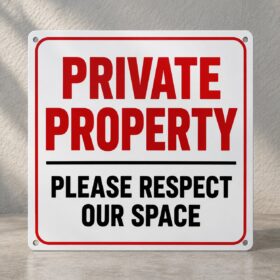 Custom Private Property Signs — image 1