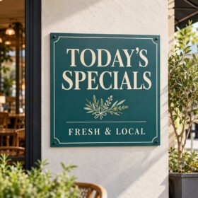 Custom Restaurant Signs — image 1