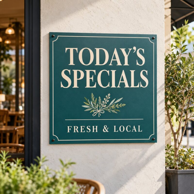 Custom Restaurant Signs