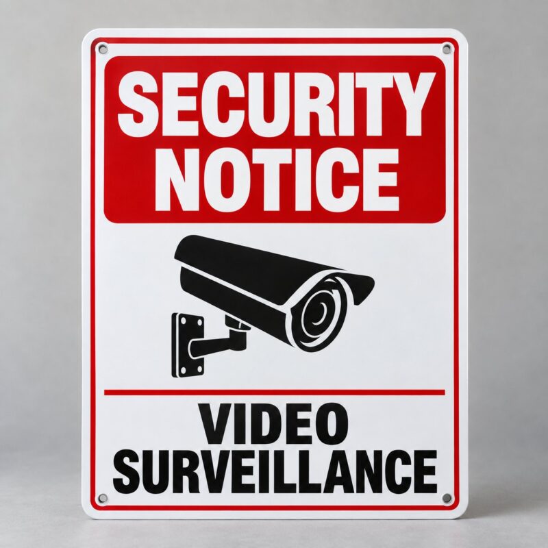 Custom Security Signs