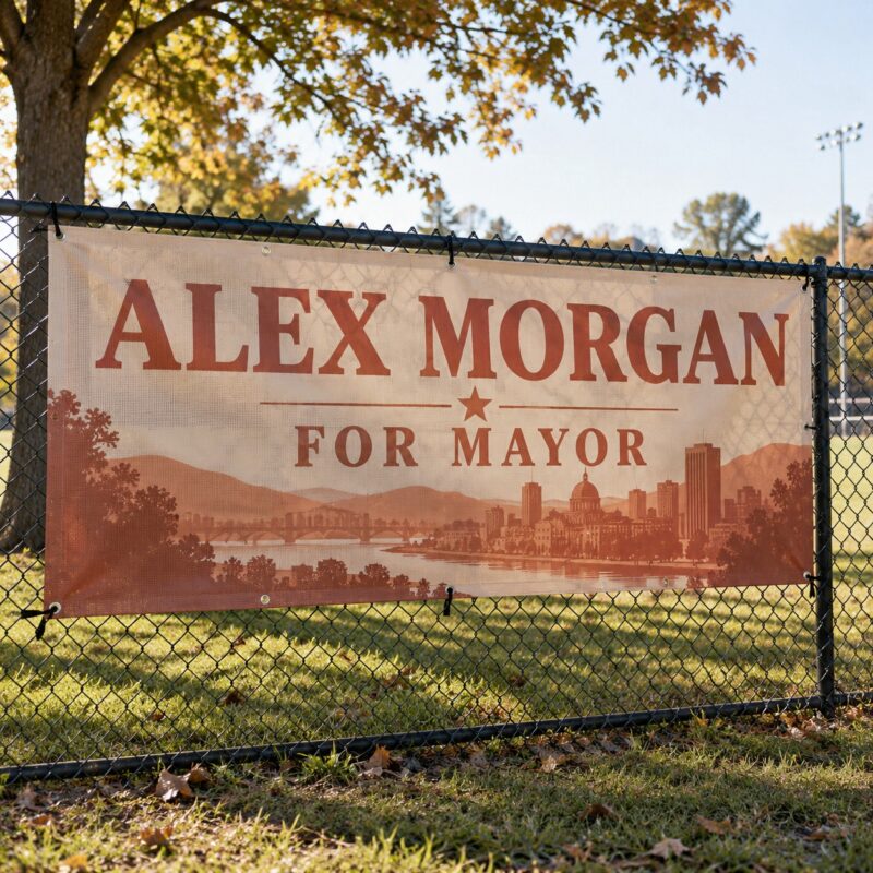 Political Vinyl Mesh Banners