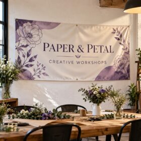 Polyester Fabric Indoor Banners — image 1