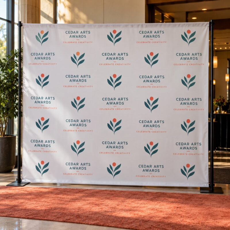Step and Repeat Fabric Banners