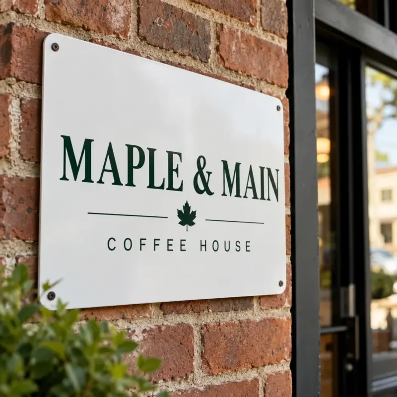 Custom Aluminum Signs