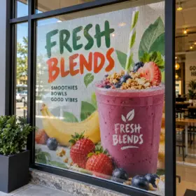 Custom Perforated Window Decals — image 1