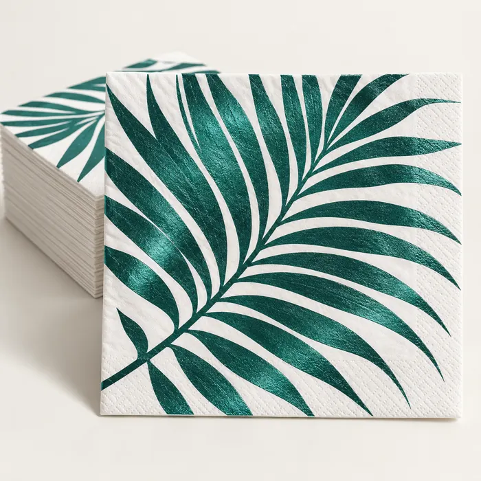 Custom Large-Print Foil Cocktail Napkins