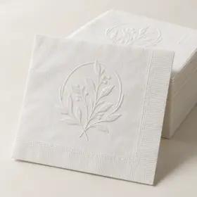 Custom Debossed Linen-Like Dinner Napkins — image 1