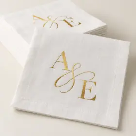 Custom Extra-Large Foil Dinner Napkins — image 1
