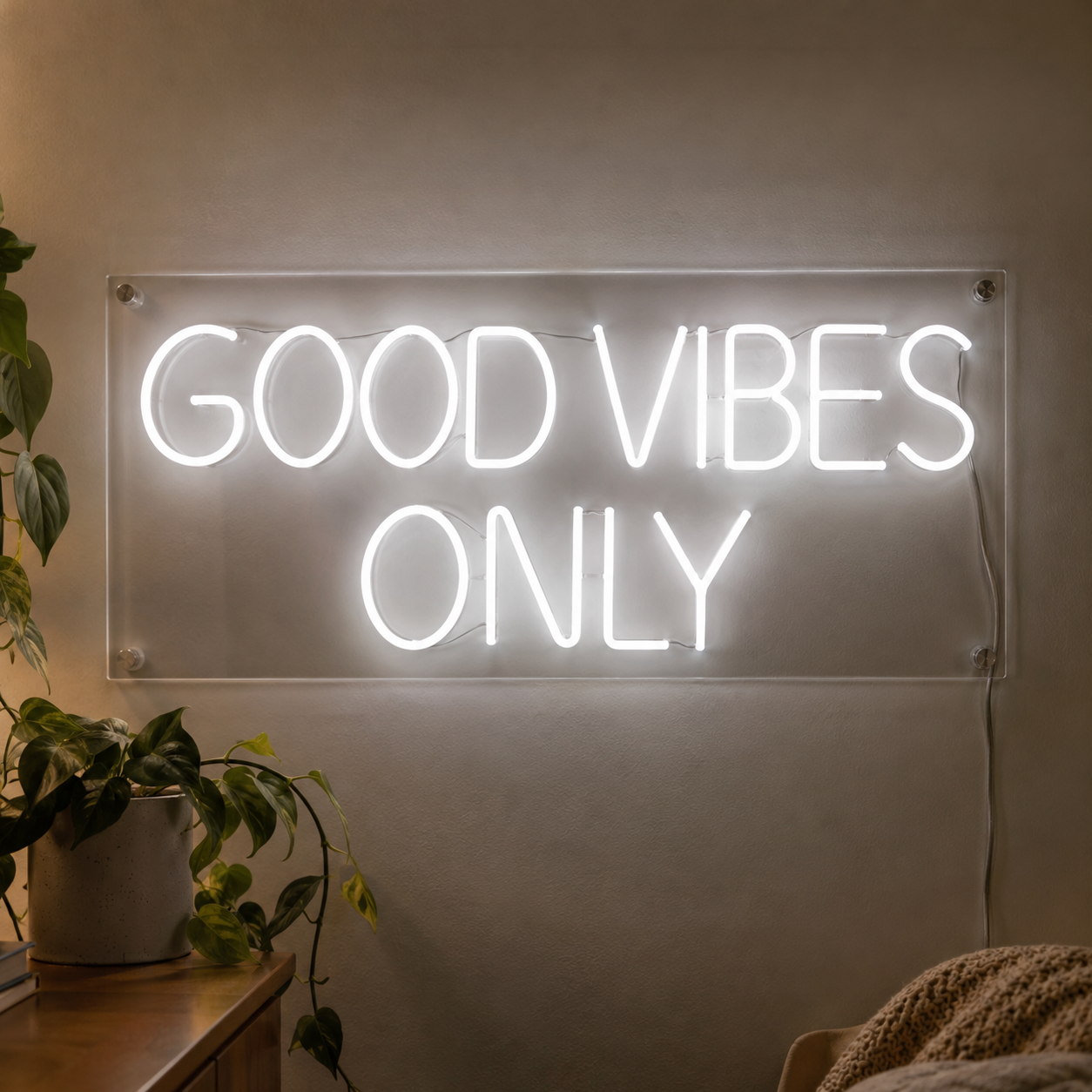 Two-Line Custom LED Neon Sign