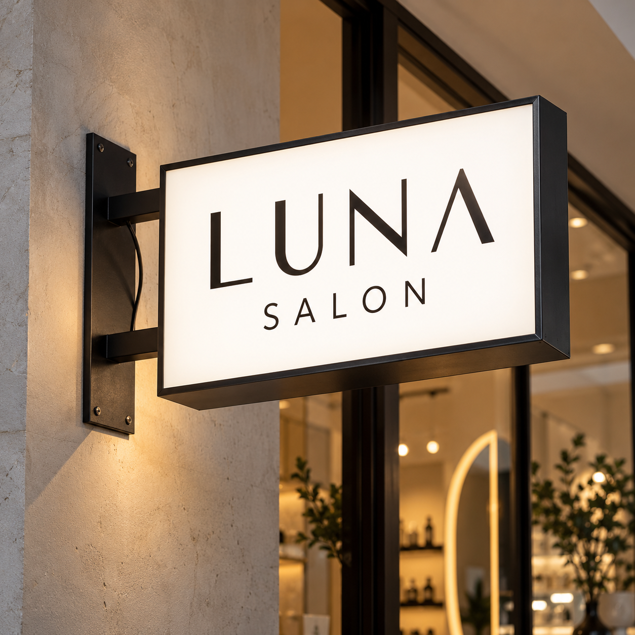 Rectangular Double-Sided LED Blade Lightbox