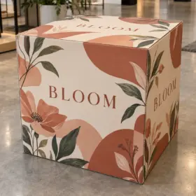 Custom Printed Cardboard Display Cubes — image 1