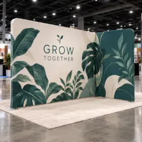 Custom L-Shaped 3D Fabric Backdrops — image 1
