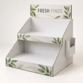 Custom 2-Tier Countertop Displays with Brochure Pocket — image 1