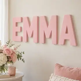 18-inch Blush Pink Wall Letters — image 1