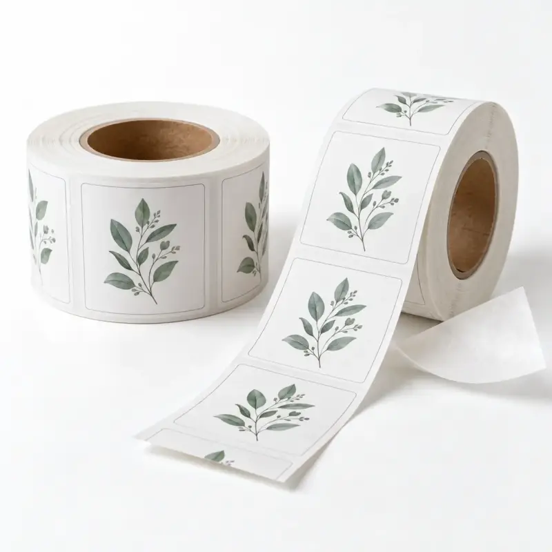 Custom Square Roll Labels