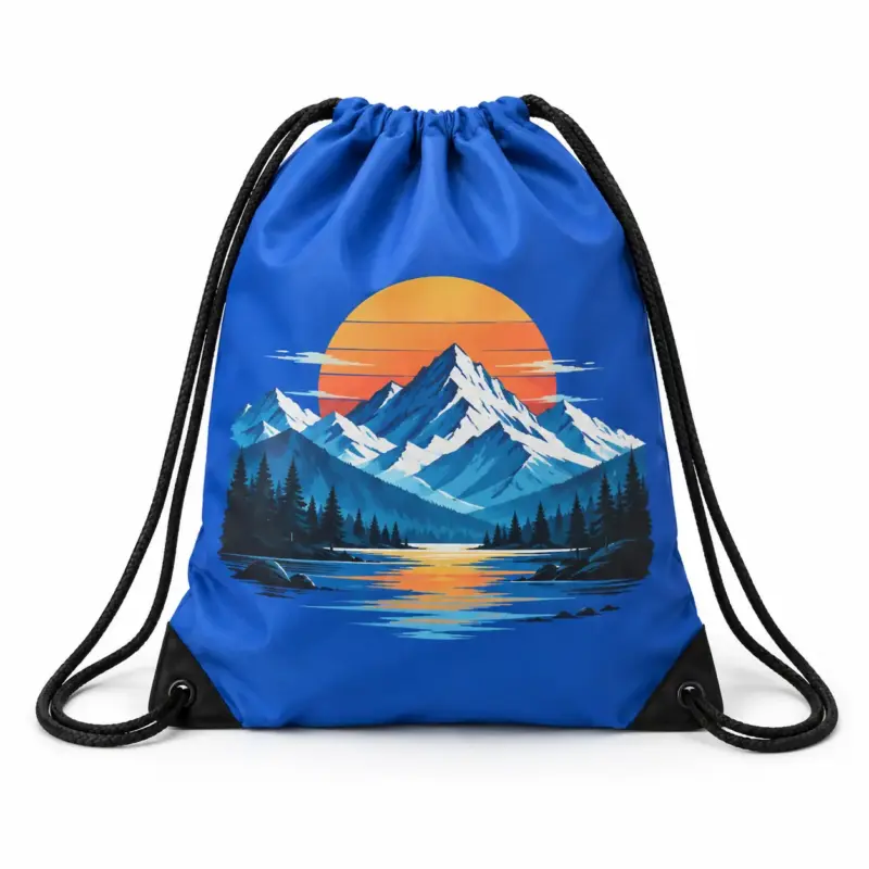Custom Full-Color Drawstring Bags