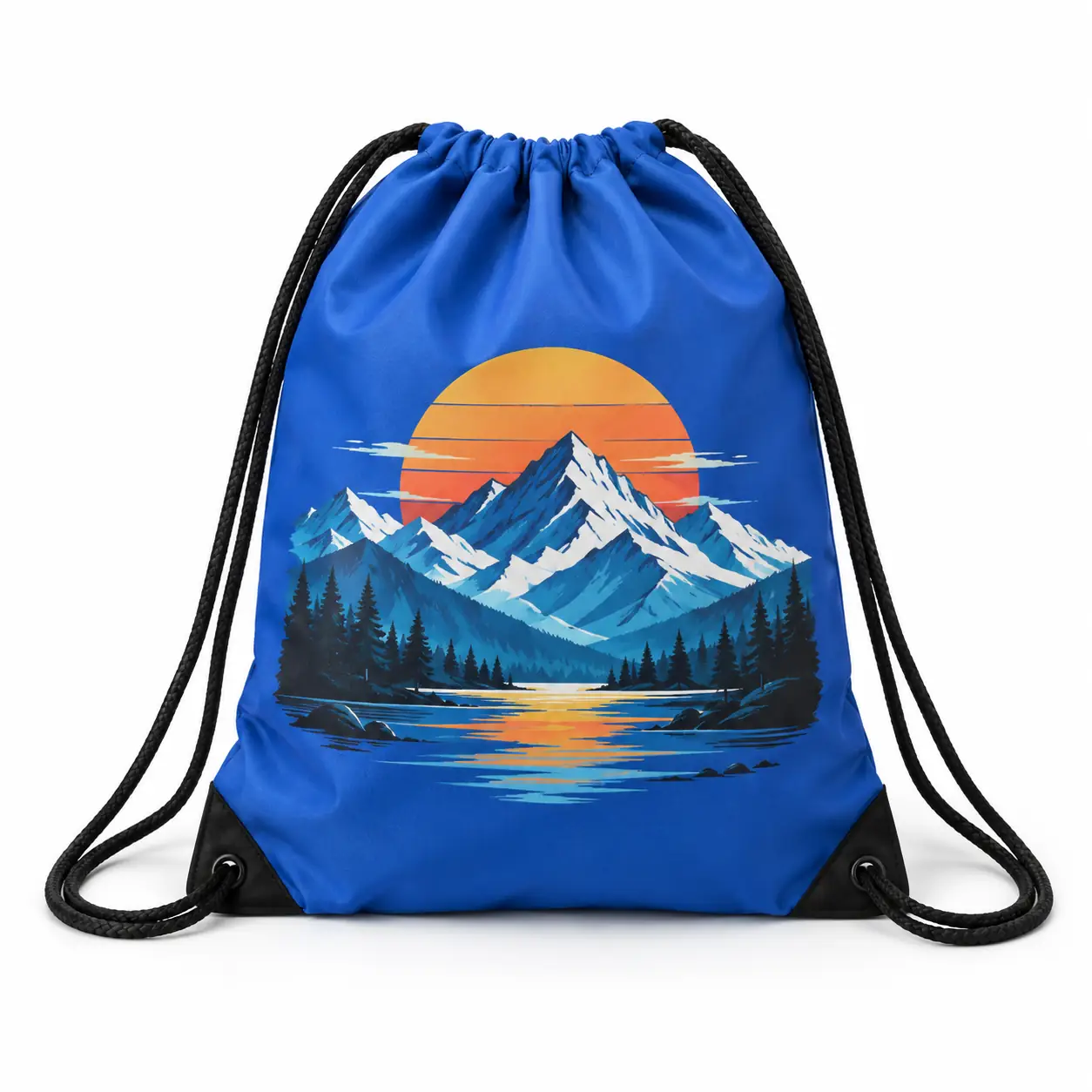 Custom Full-Color Drawstring Bags