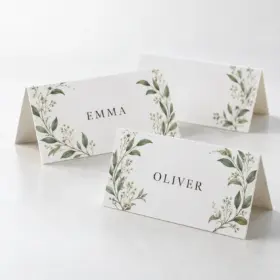 Custom Printed Folded Place Cards — image 1