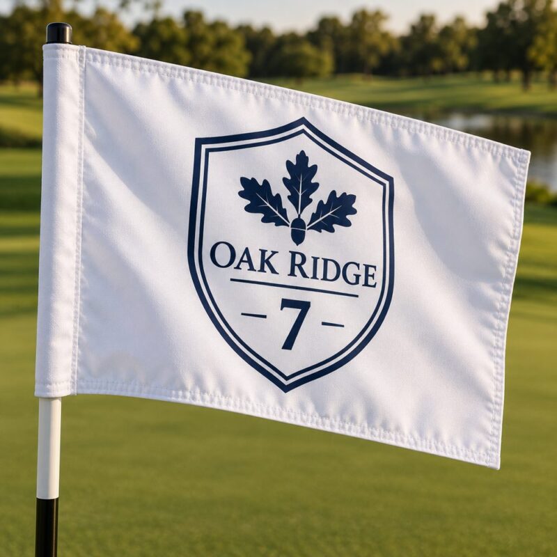 Custom Printed Golf Pin Flags