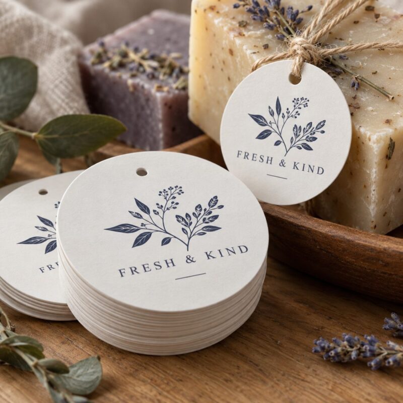 Custom Printed Round Hang Tags