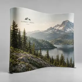 Custom S-Curve Tension Fabric Backdrops — image 1