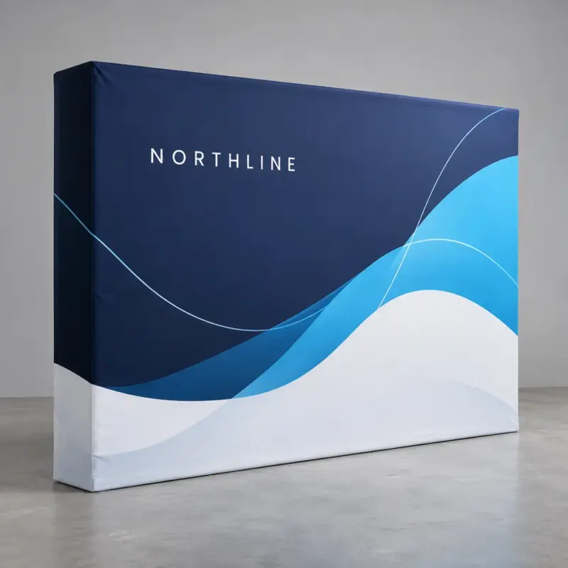 Custom 3D Fabric Wall Box Displays