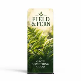 Custom Wide-Base Tension Fabric Banner Stands — image 1
