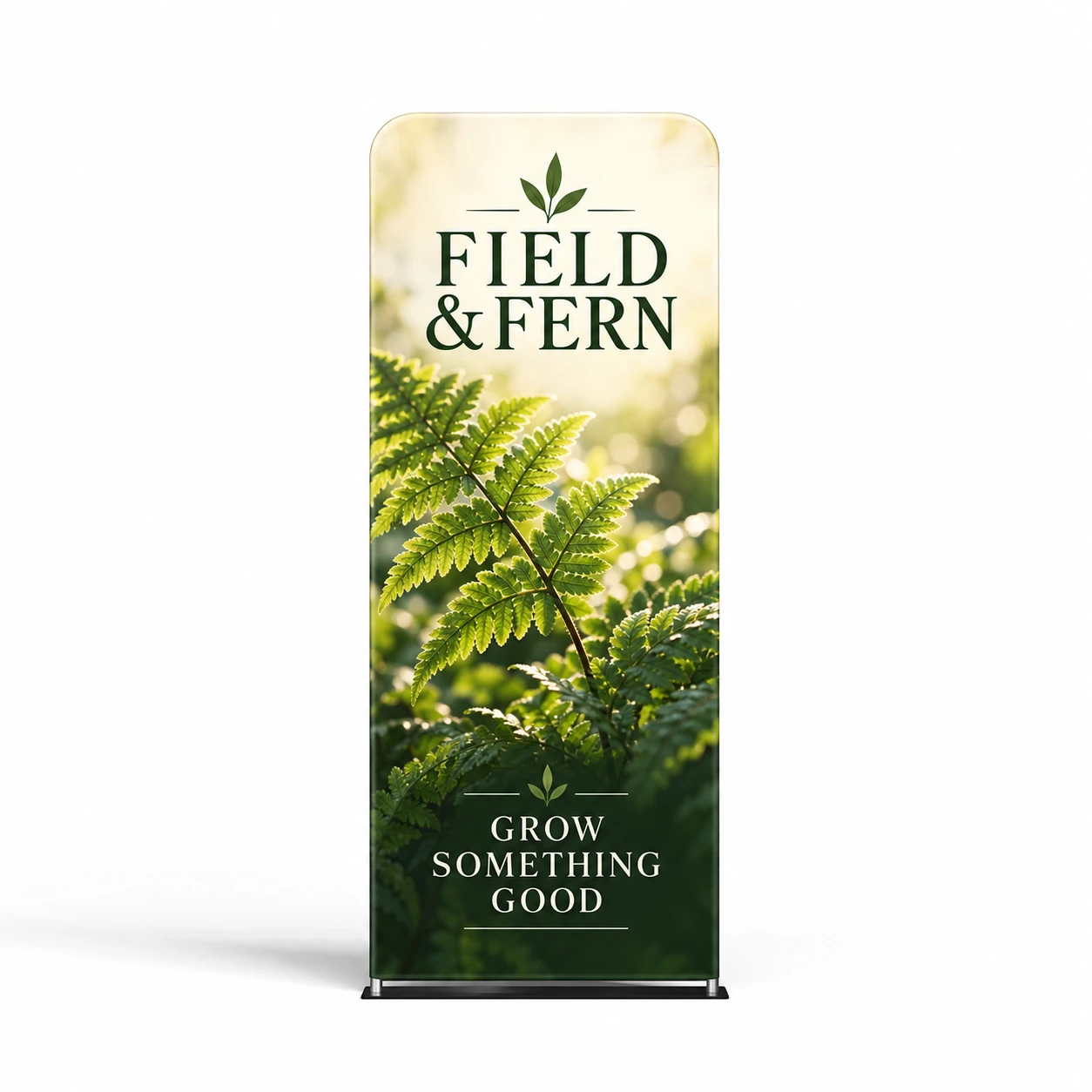 Custom Wide-Base Tension Fabric Banner Stands