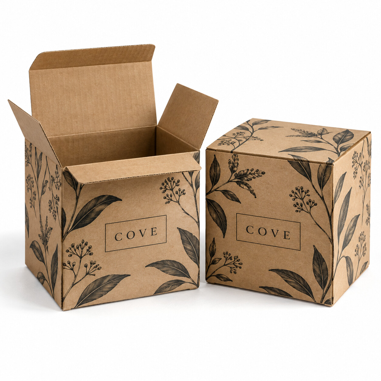 Custom Corrugated Reverse Tuck Boxes