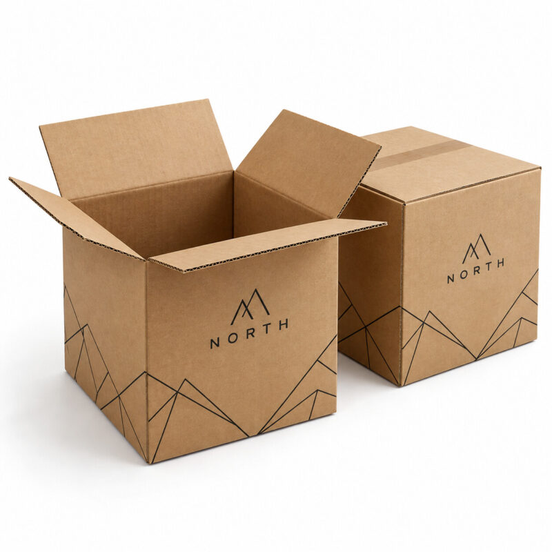 Custom Printed Regular Slotted Shipping Boxes