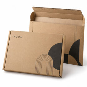 Custom Printed Flat Kraft Corrugated Mailers — image 1