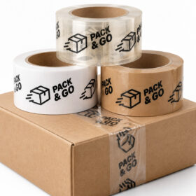 Custom Printed Packing Tape — 3" × 110 yd, 2.0 mil — image 1