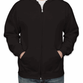Custom Gildan Midweight 50/50 Zip Hoodie — image 2