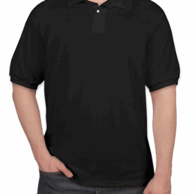 Custom Hanes EcoSmart 50/50 Jersey Polo - Printed — image 4