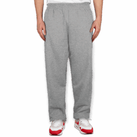 Custom Hanes EcoSmart 50/50 Closed Bottom Sweatpants — image 2