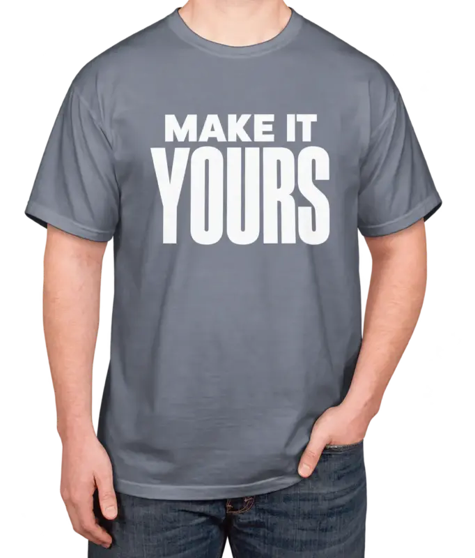 Custom Comfort Colors 100% Cotton T-shirt