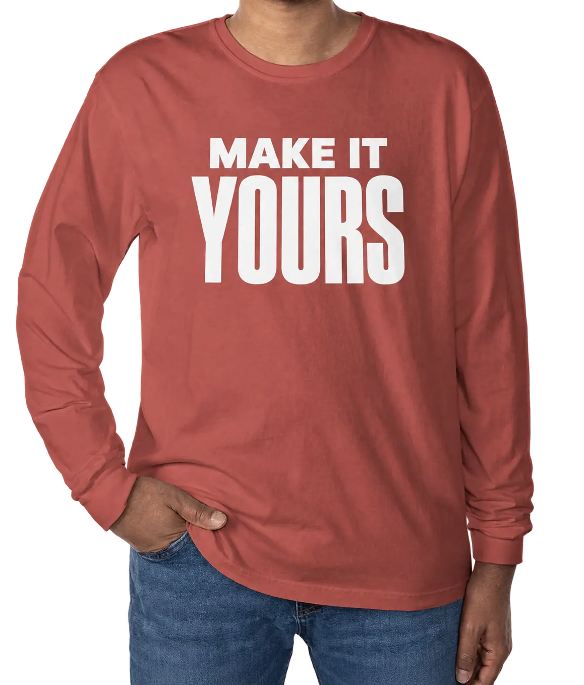 Custom Comfort Colors 100% Cotton Long Sleeve Shirt