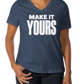 Custom Bella + Canvas Women's Jersey V-Neck T-shirt — image 1