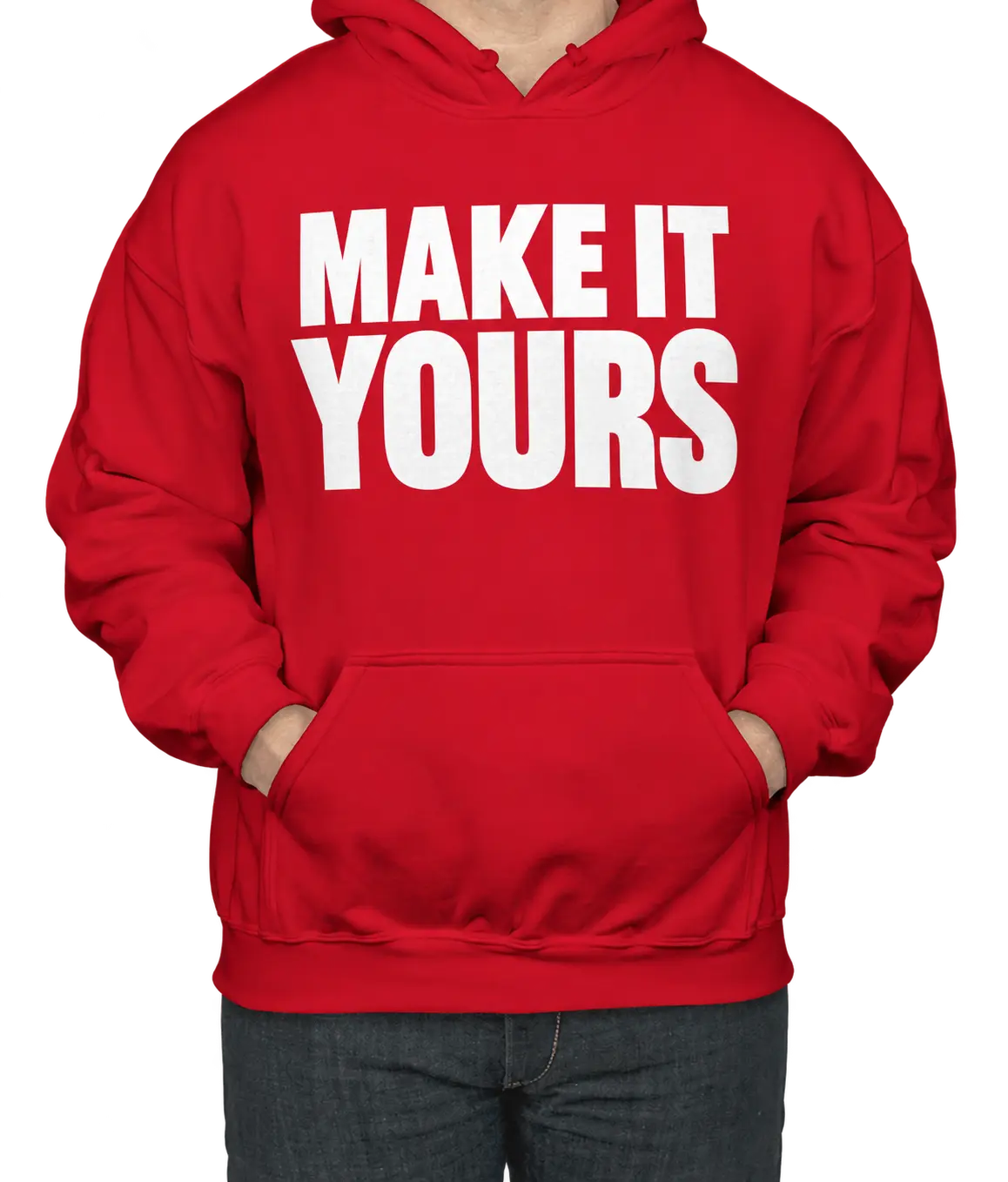 Custom Gildan Midweight 50/50 Pullover Hoodie