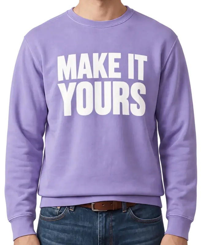 Custom Comfort Colors Crewneck Sweatshirt