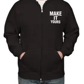 Custom Gildan Midweight 50/50 Zip Hoodie — image 1