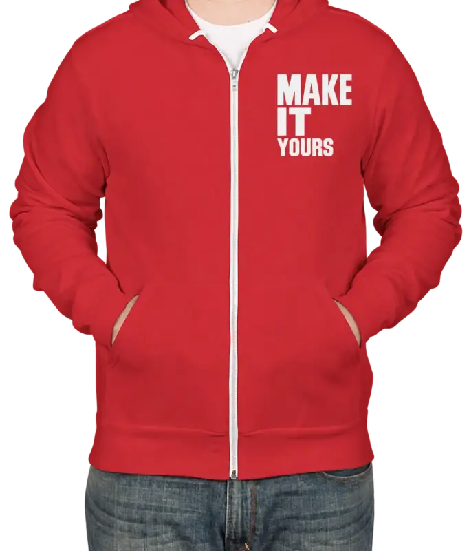 Custom Bella + Canvas Ultra Soft Zip Hoodie