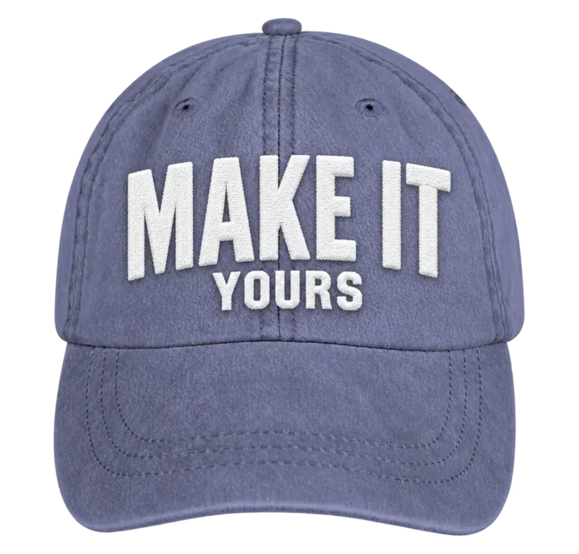 Custom Adams Pigment Dyed Hat - Embroidered