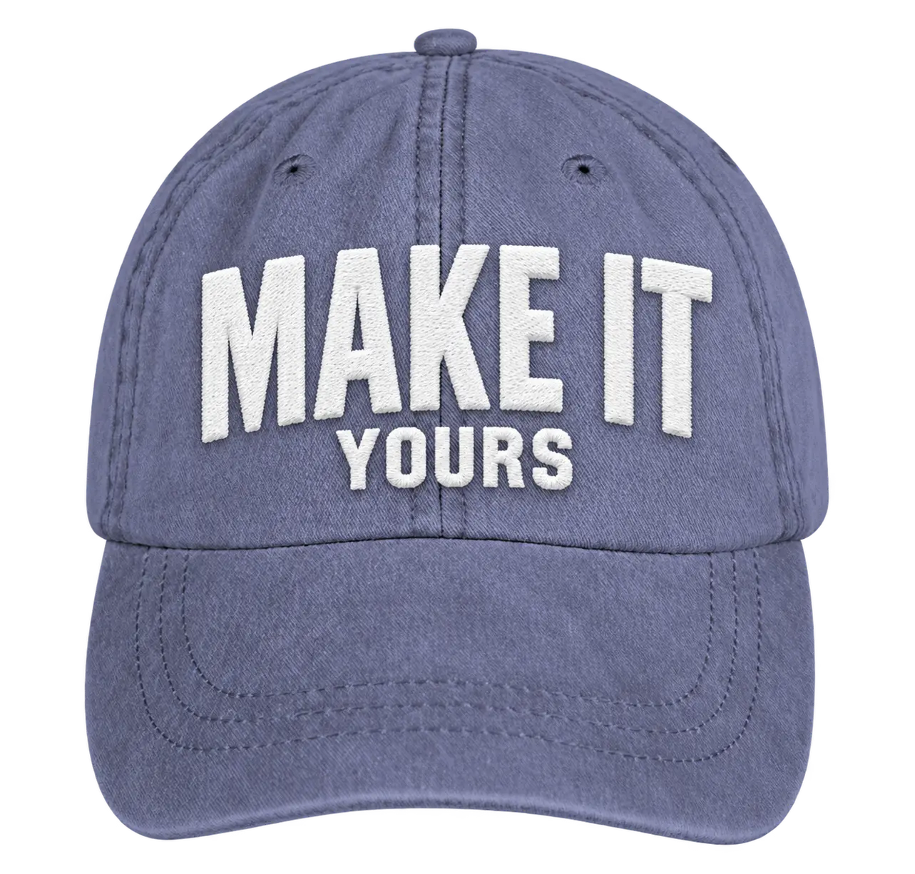 Custom Adams Pigment Dyed Hat - Embroidered