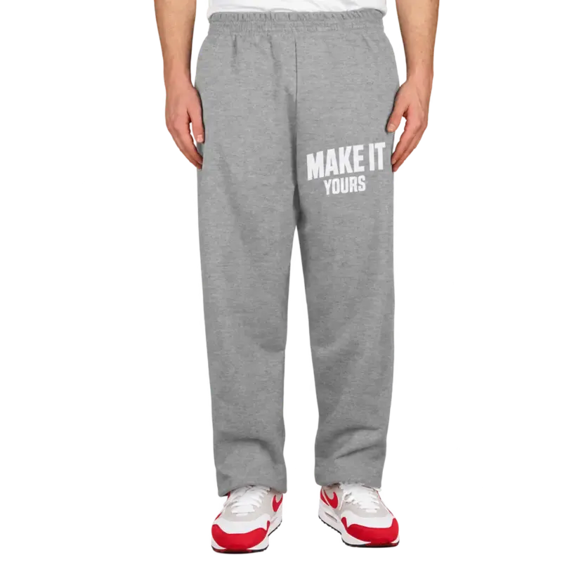 Custom Hanes EcoSmart 50/50 Closed Bottom Sweatpants