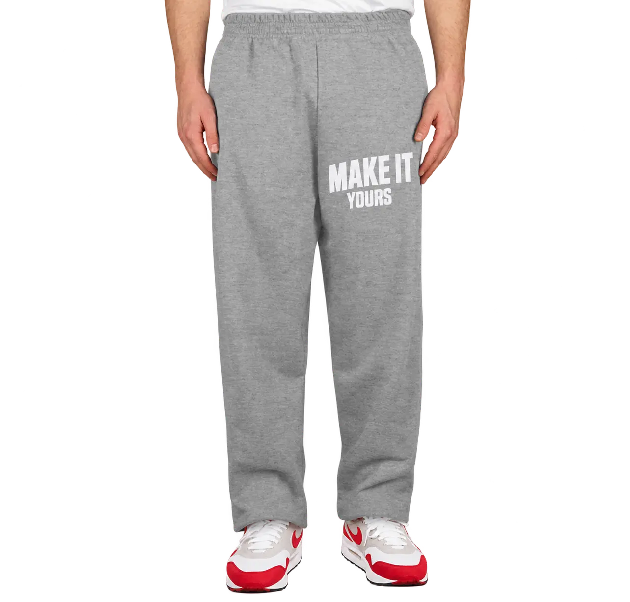 Custom Hanes EcoSmart 50/50 Closed Bottom Sweatpants